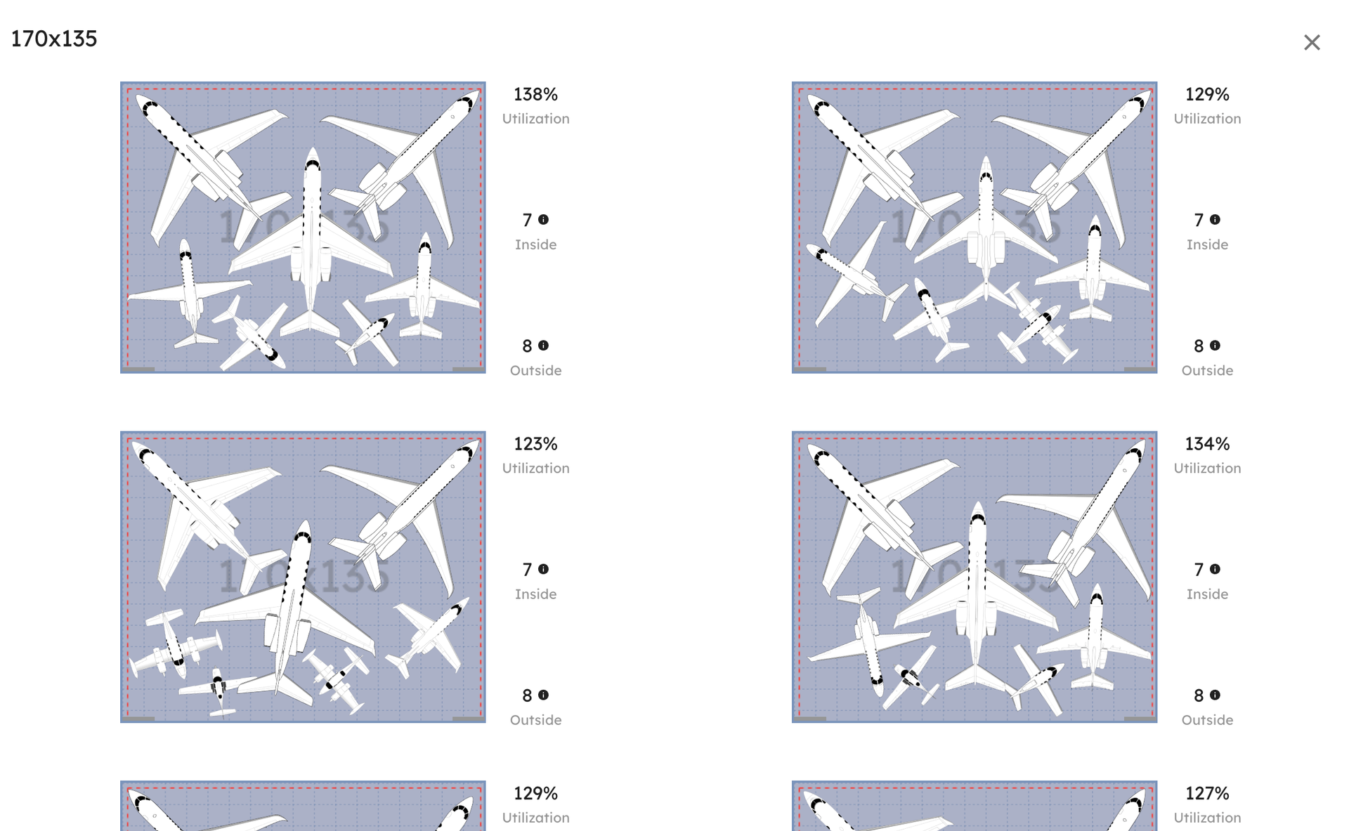 170×135 hangar layout