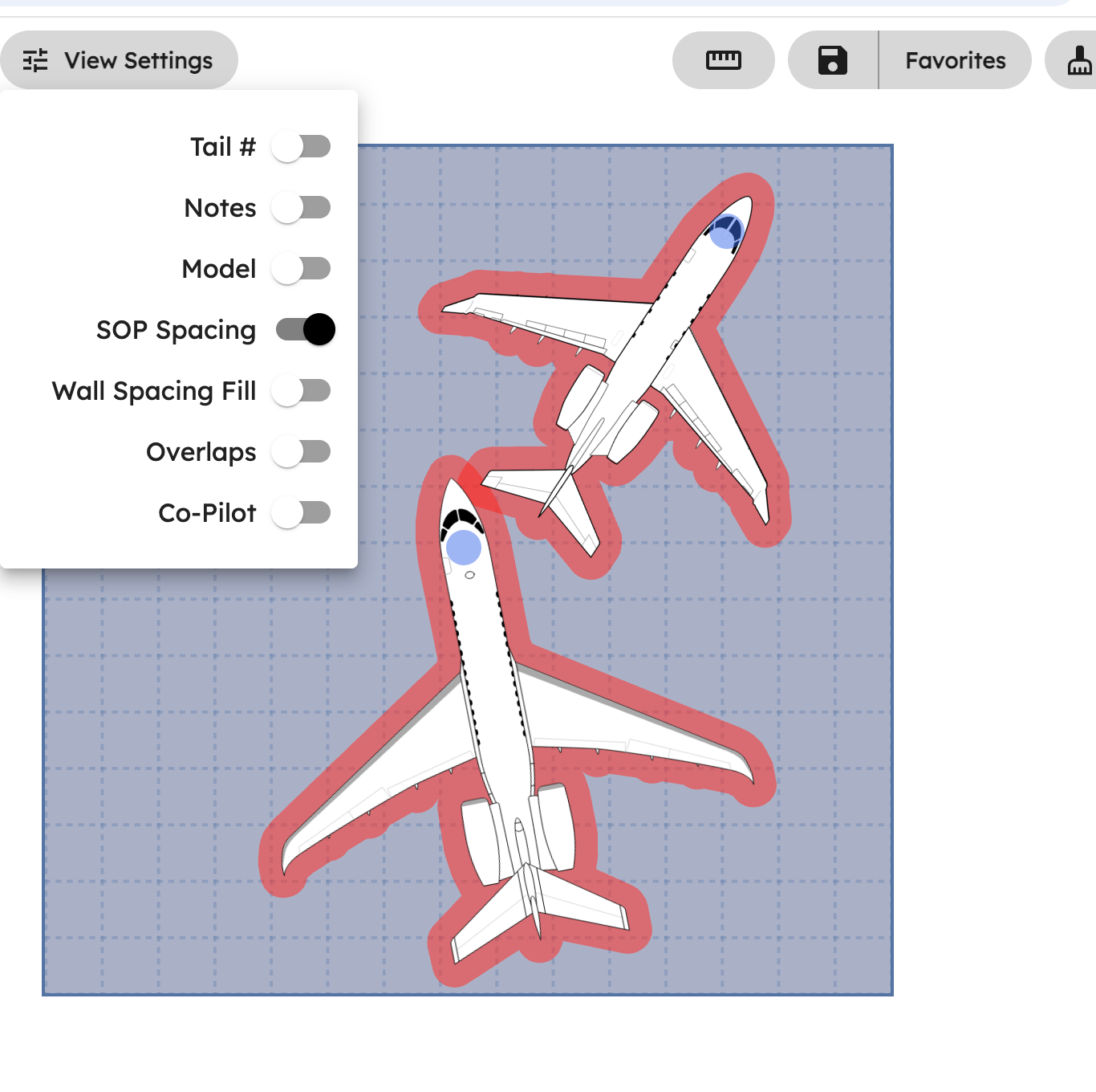 AirPlx showing consistent aircraft positioning across different scenarios